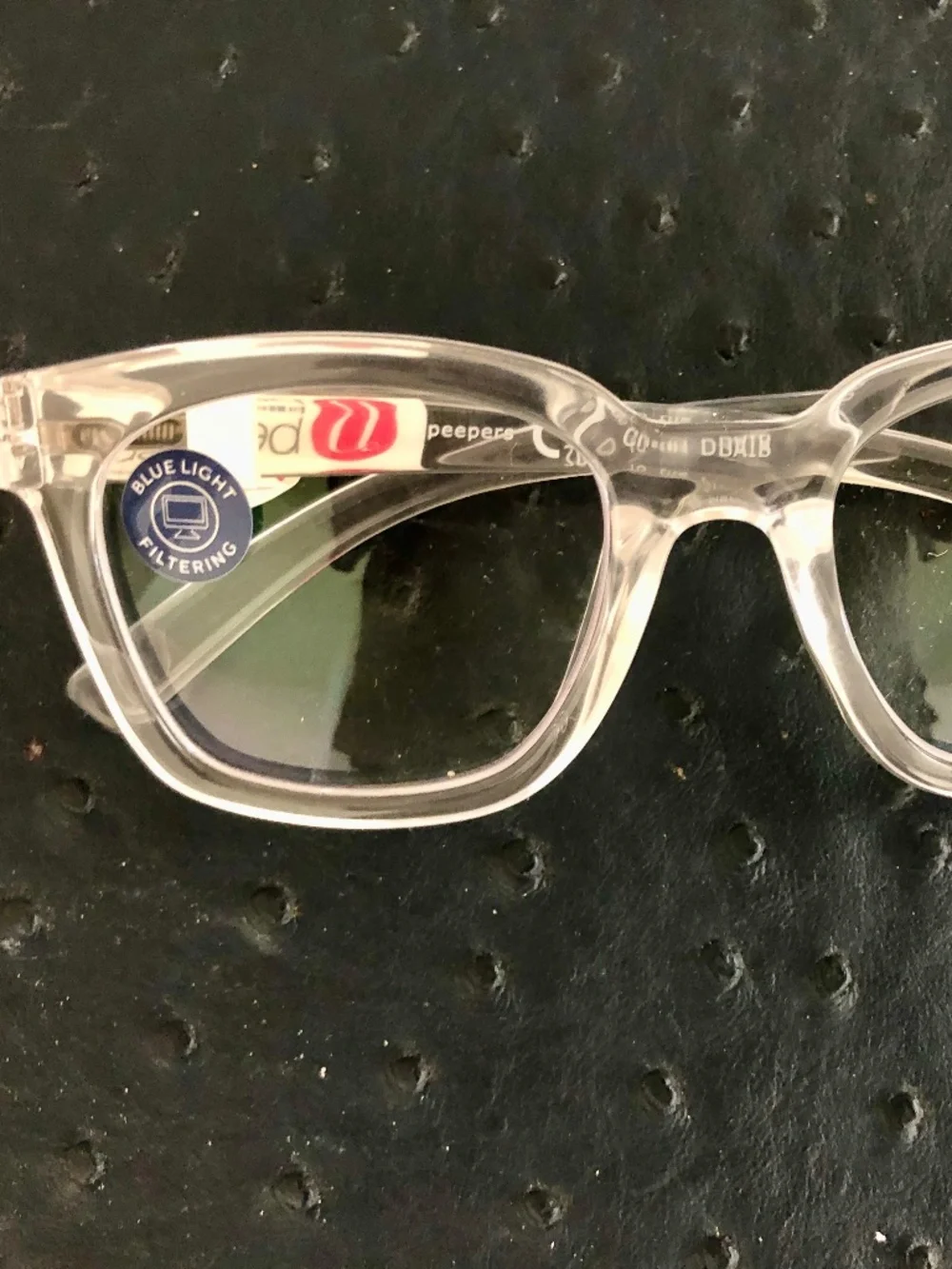 NEW Anthropologie Clear Peepers‎ Blue Light Filtering Glasses +0.00